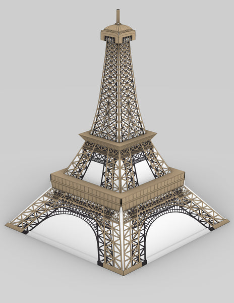 MVP Visuals Inflatable Eiffel Tower 3D Model