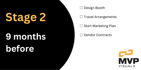 Stage 2: Trade show planning checklist