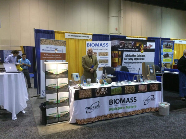 biomass educational trade show booth