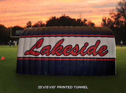 Custom inflatable tunnel from MVP