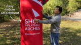 removable banner for arch