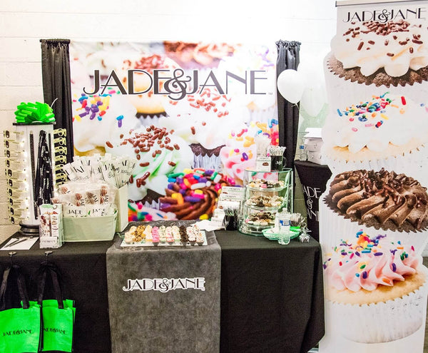 jade and jane baked goods vendor table displays