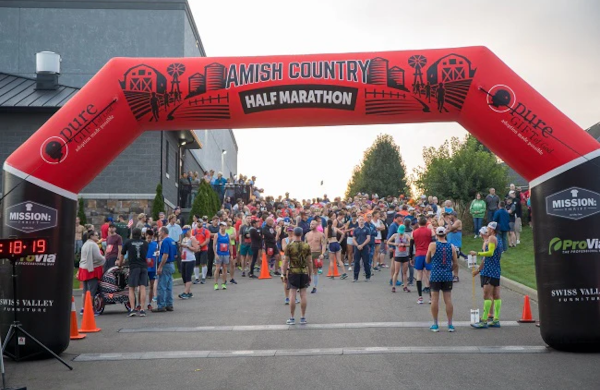 Amish Country Half Marathon Iron Arch