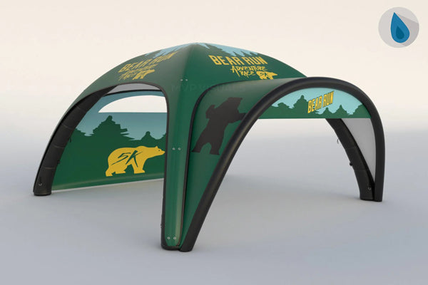 custom inflatable dome tent mock-up