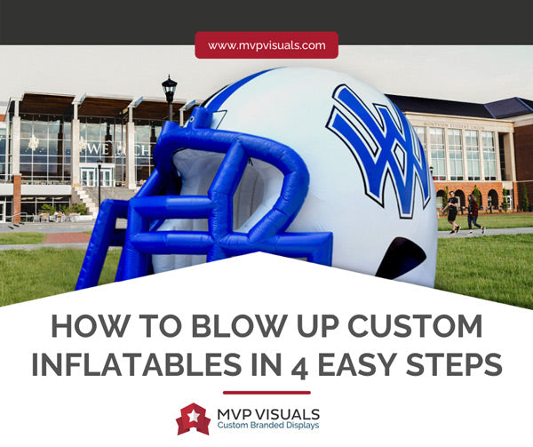 Share on Facebook how to blow up custom inflatables