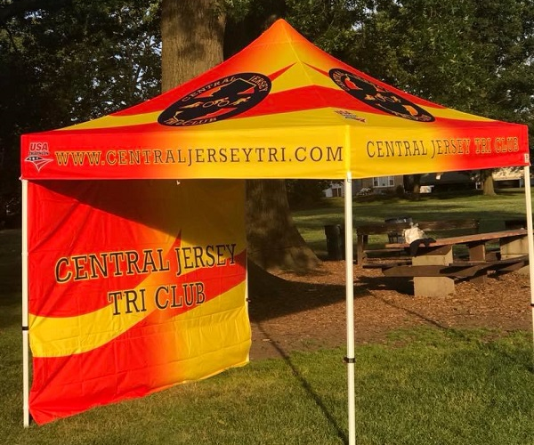 Forever Flash Tent and printed sidewall