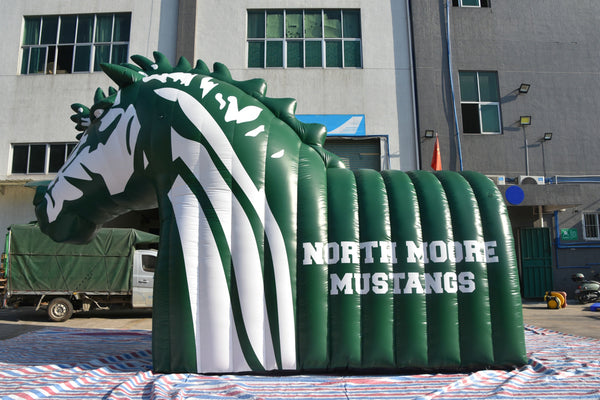 custom inflatable mascot tunnel