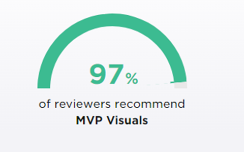reviewers who recommend MVP Visuals’ products