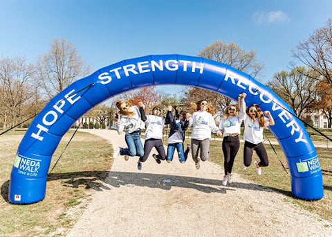 rounded custom inflatable arch