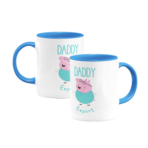 Daddy Pig Expert Coloured Insert Mug