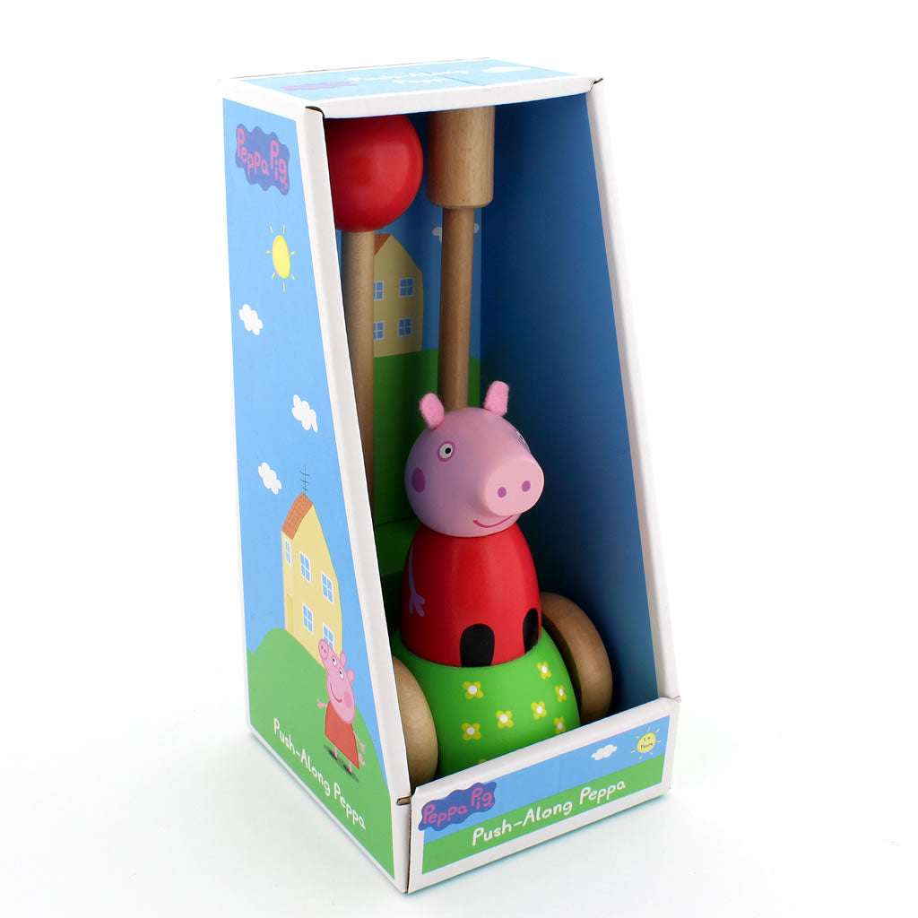 peppa pig push along