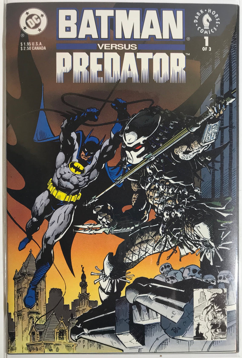 Batman vs Predator #1 (1991 Newsstand)