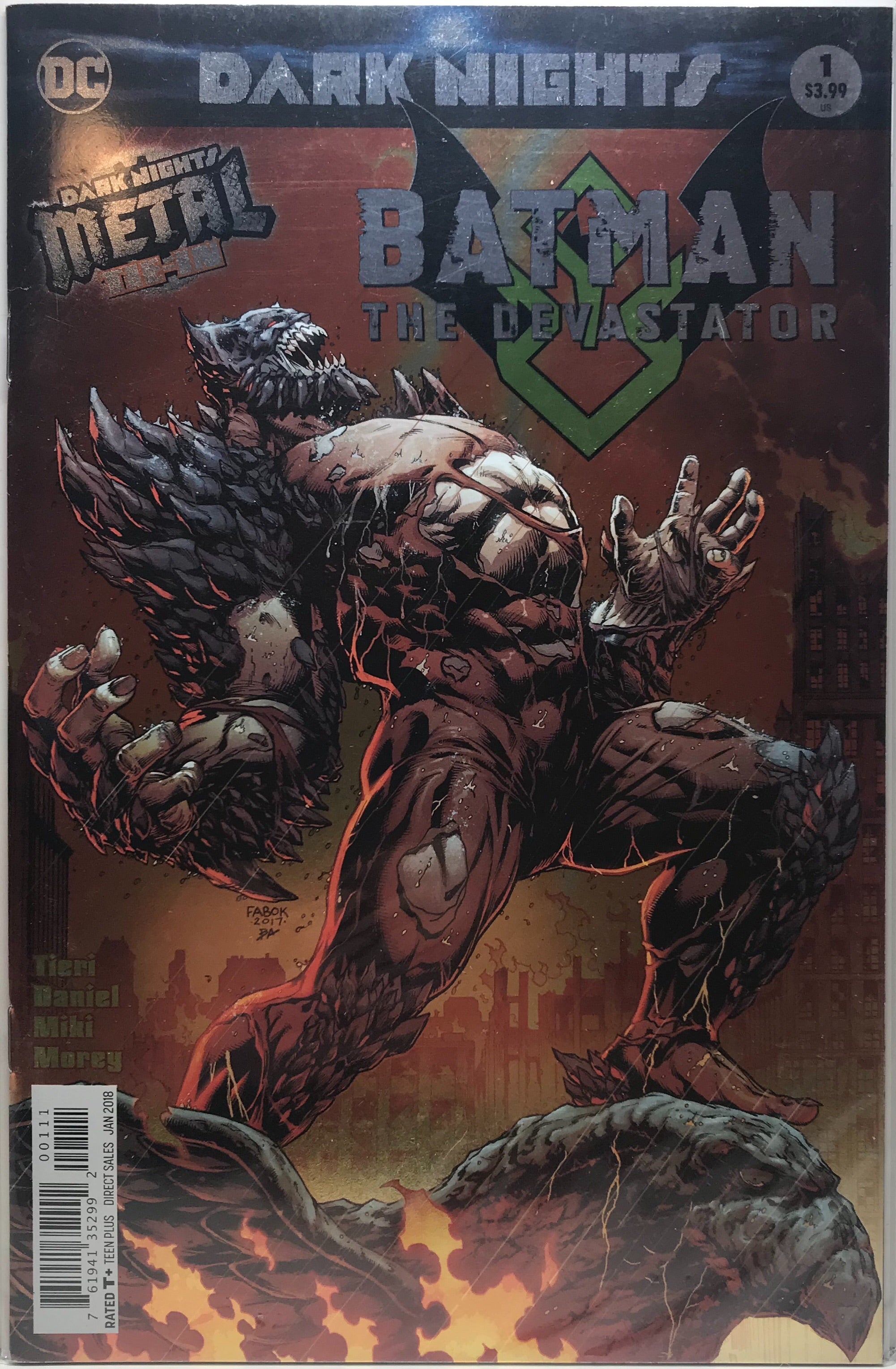 Batman the Devastator #1 (Dark Nights: Metal Tie-In, Cover A)