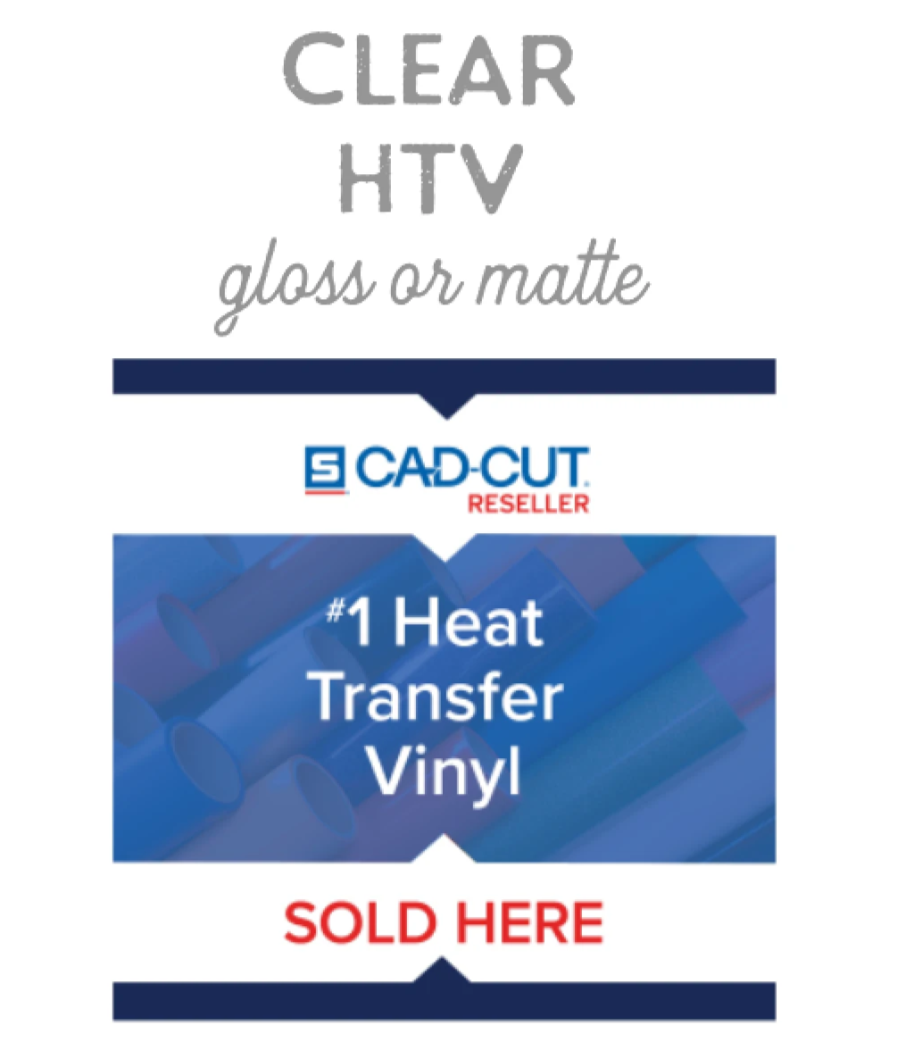 stahls clear heat transfer vinyl htv 12 x 18 sheets gloss or matte