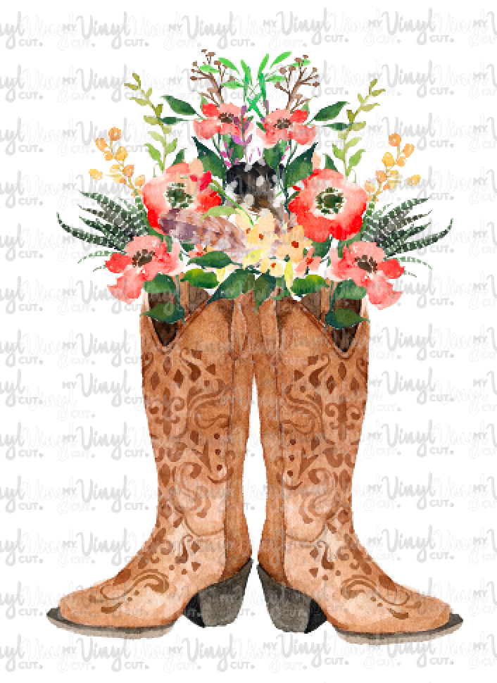 vinyl cowboy boots