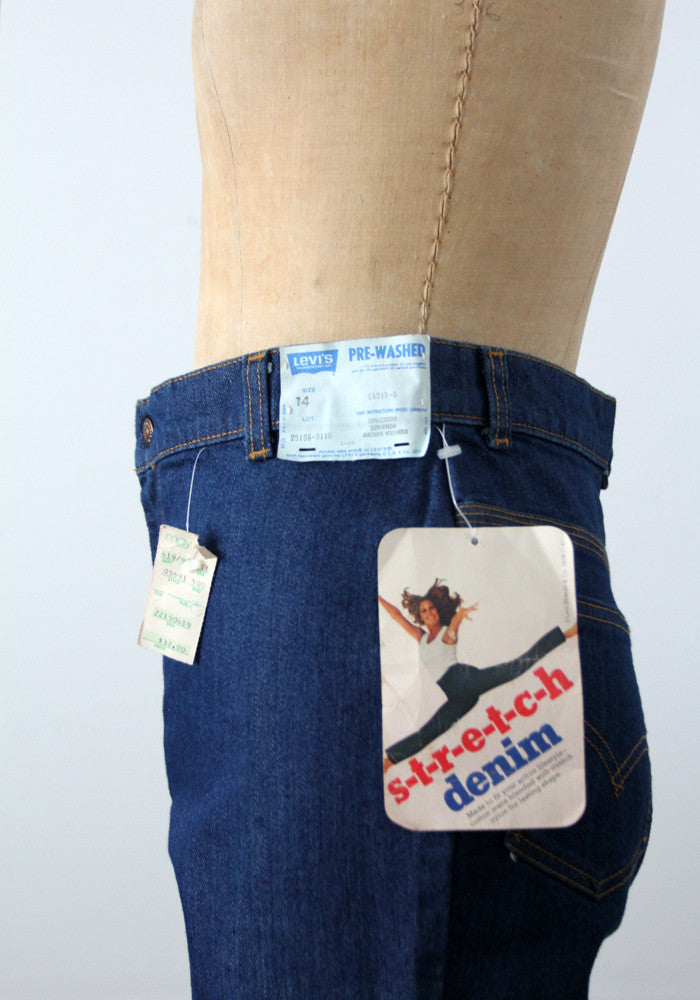 vintage Levi's high waist stretch denim 