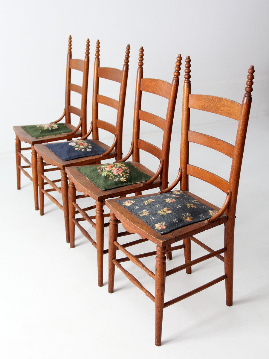 upholstered ladder back dining chairs