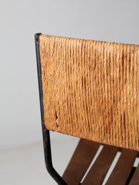 mid-century hairpin leg stools