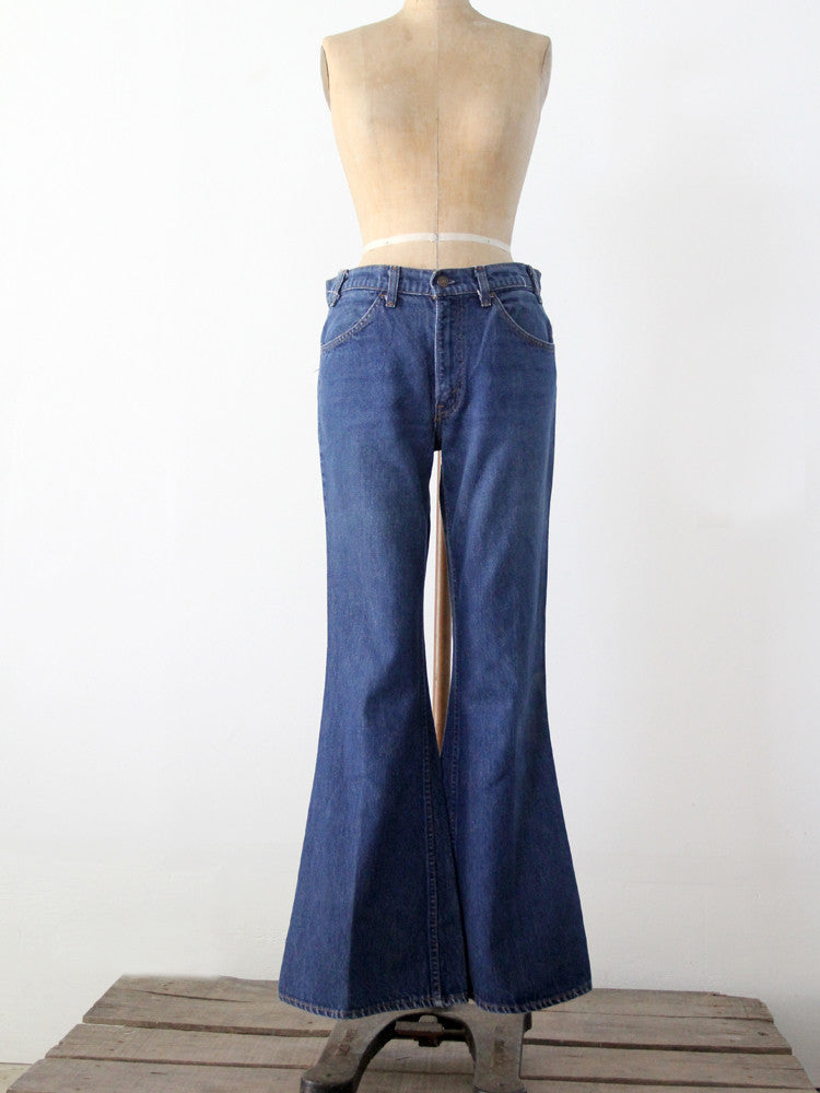 vintage Levis 684 bell bottom jeans, 33 x 33