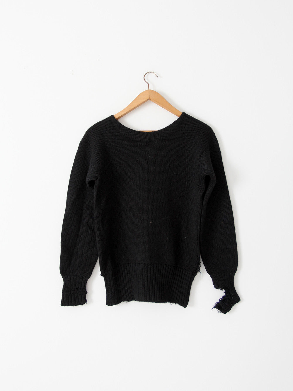vintage 30s black sweater – 86 Vintage
