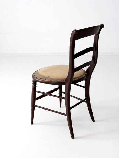 antique accent chair with ladder back – 86 Vintage