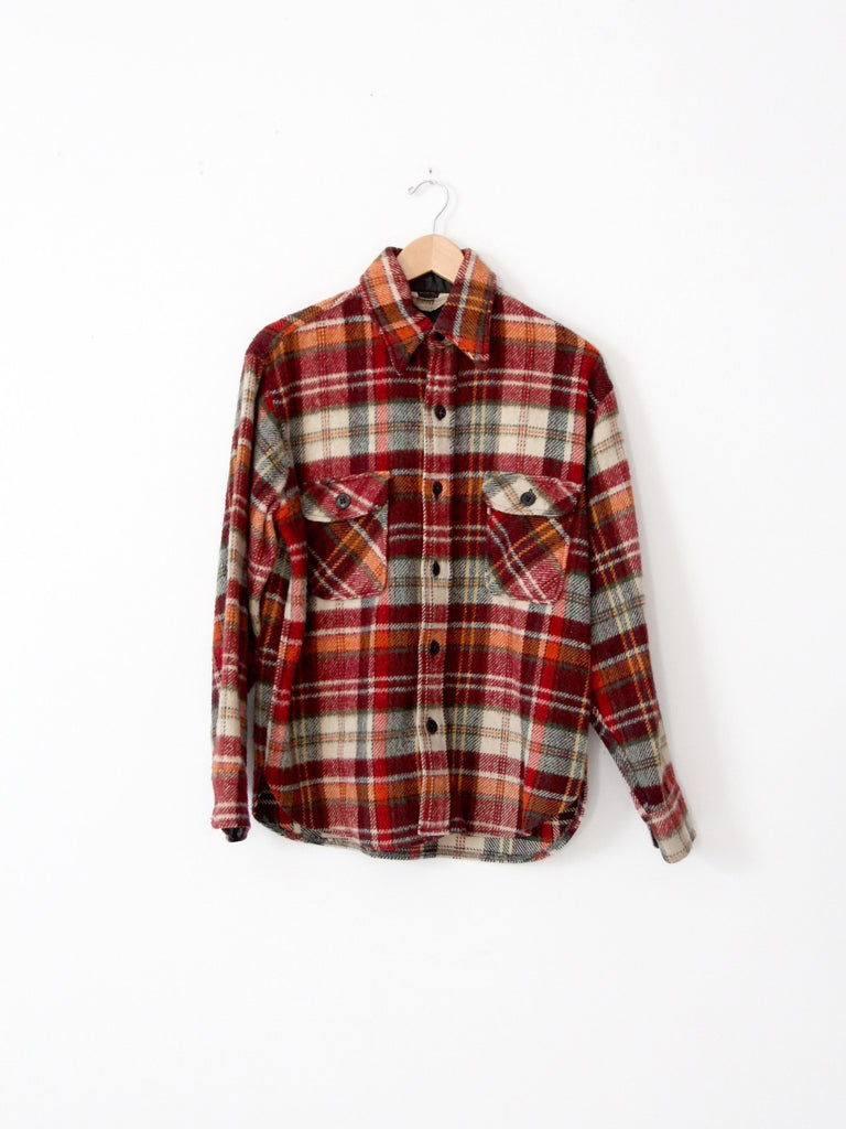 vintage Montgomery Ward plaid shirt 