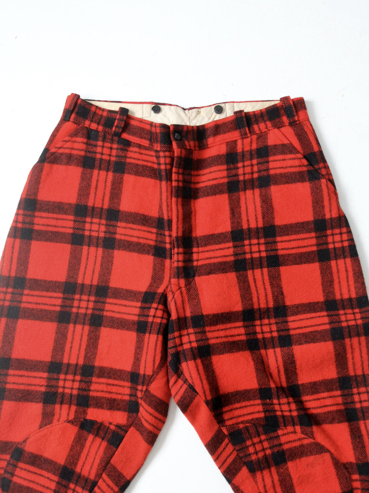 Vintage Woolrich 1963 hunting pants Black and Red ( buffalo plaid )