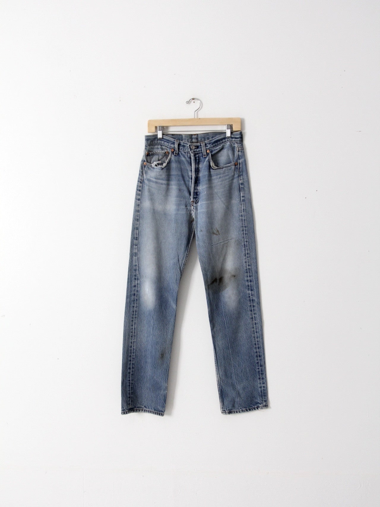 Vintage Levis 646 Denim Jeans / Waist 30 / vintage 70s flare leg