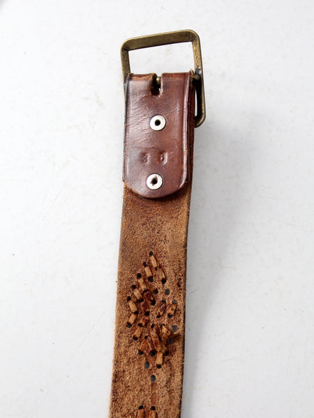 vintage 60s leather belt – 86 Vintage