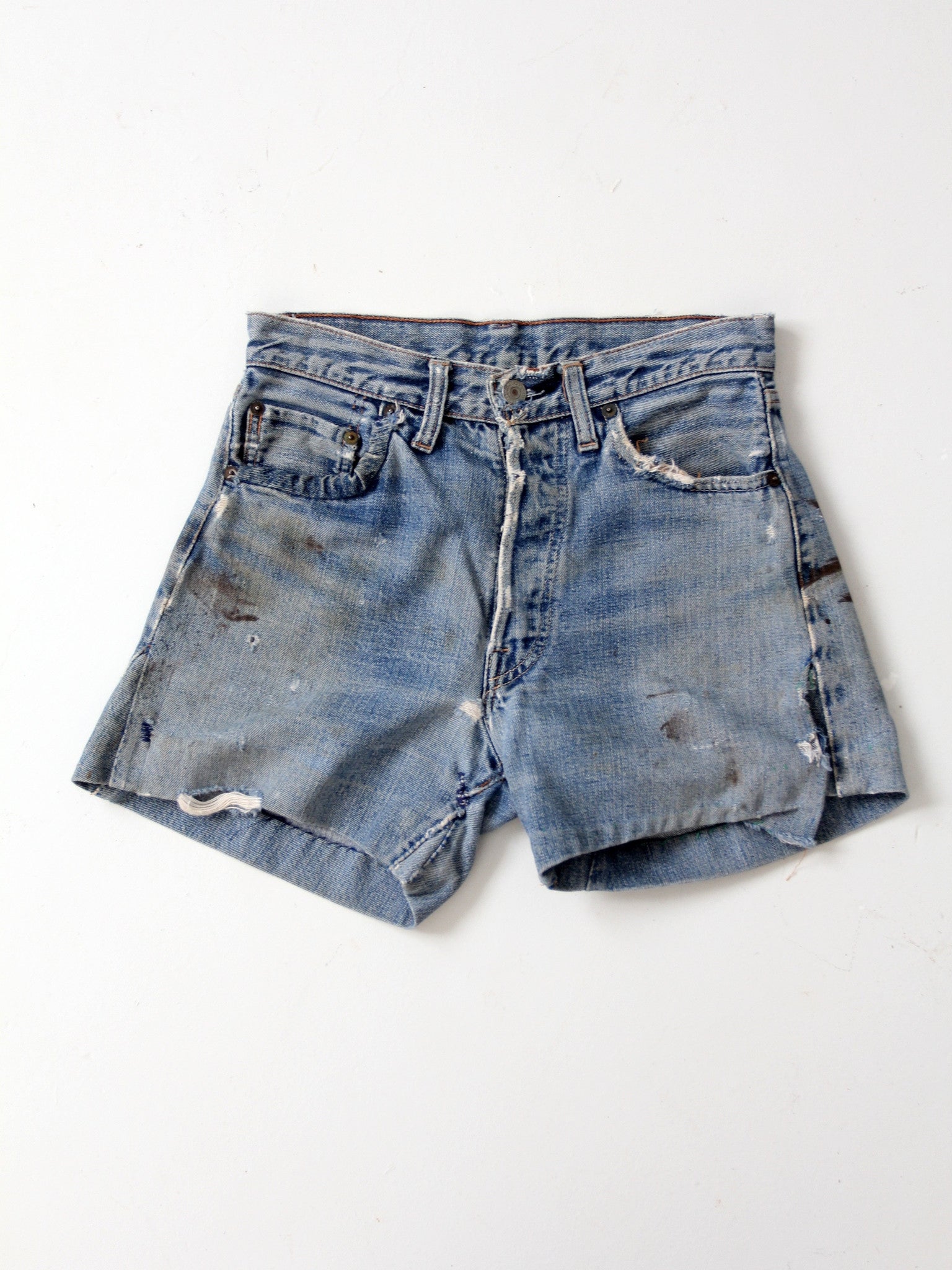 vintage Levi's big E denim shorts, W 28 – 86 Vintage