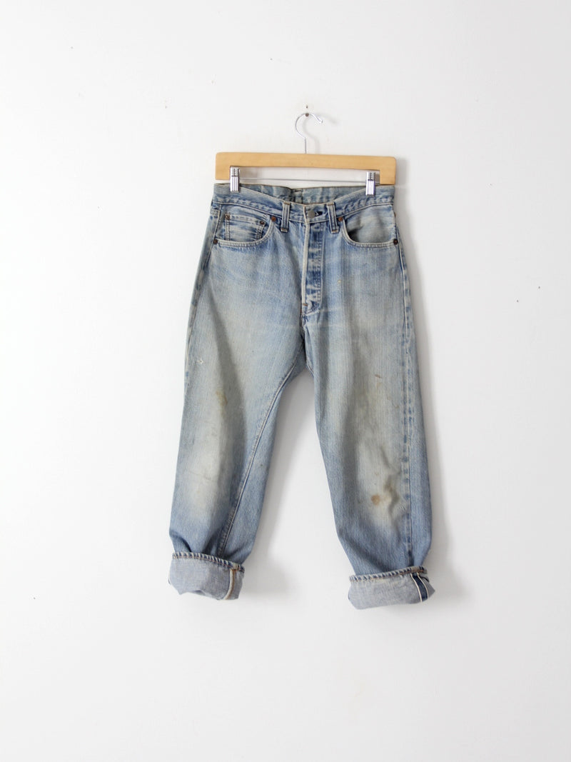 Levis 501 red line selvedge denim jeans ca 1969, 30 x 27 – 86 Vintage
