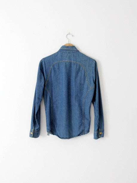 Ontrouw Op tijd De volgende vintage 70s Pierre Cardin Relax denim shirt – 86 Vintage
