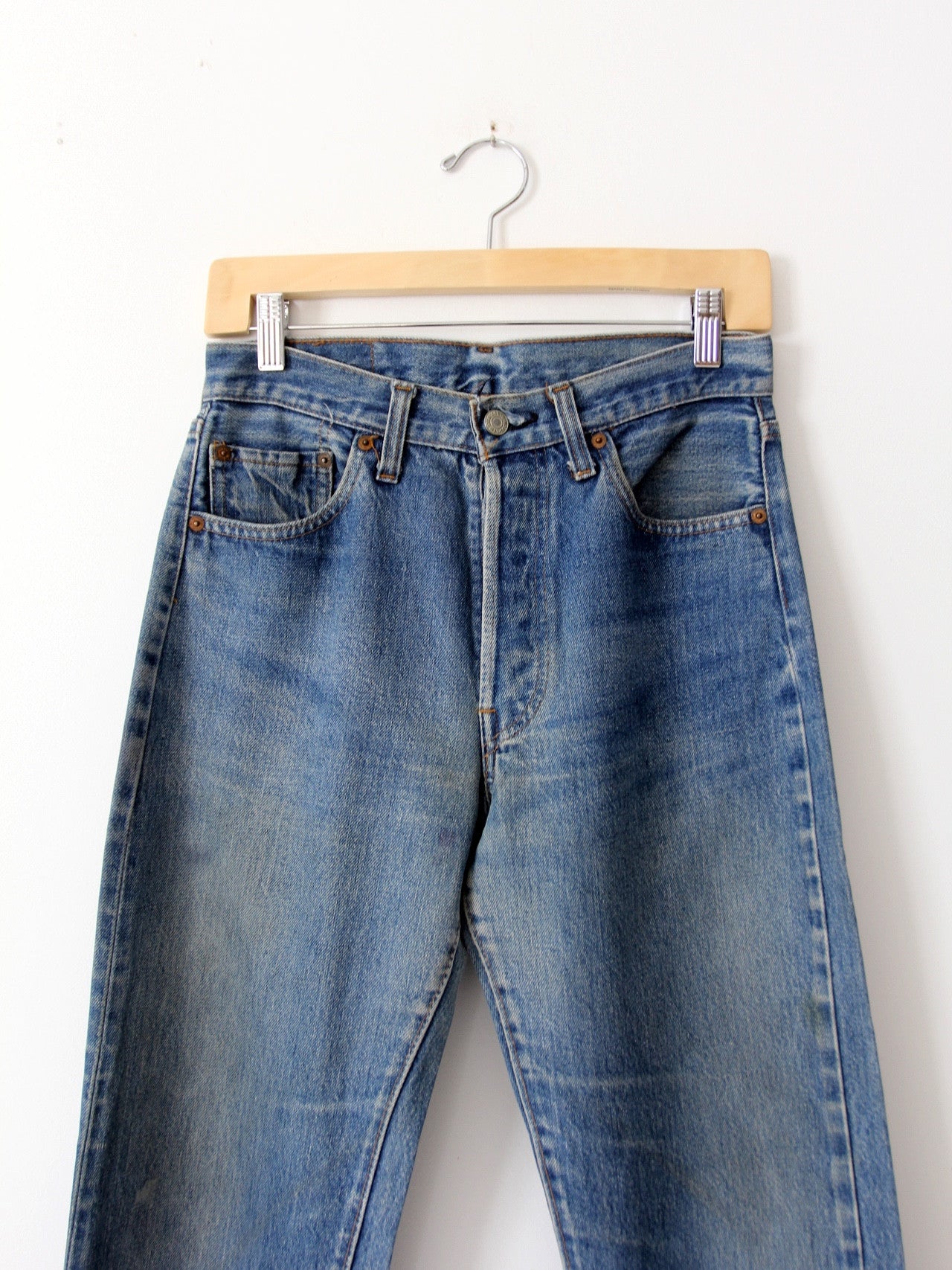 vintage Levi's 501 red line selvedge jeans, 29 x 31