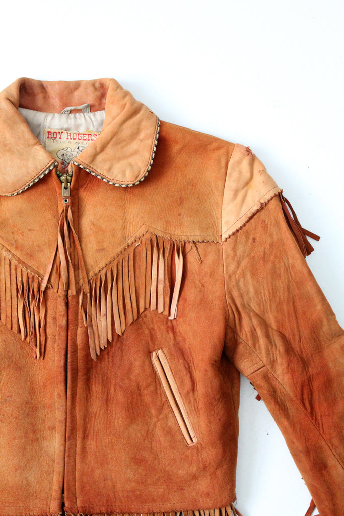 vintage 1950s Roy Rogers leather children's jacket – 86 Vintage