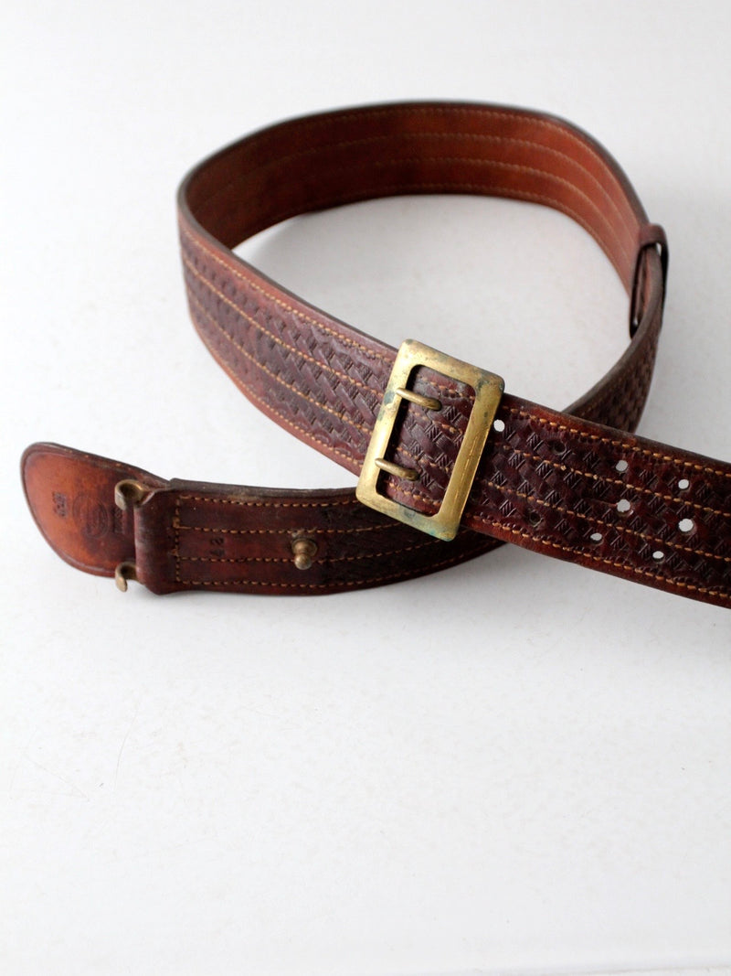 vintage leather utility belt by Bucheimer Clark – 86 Vintage