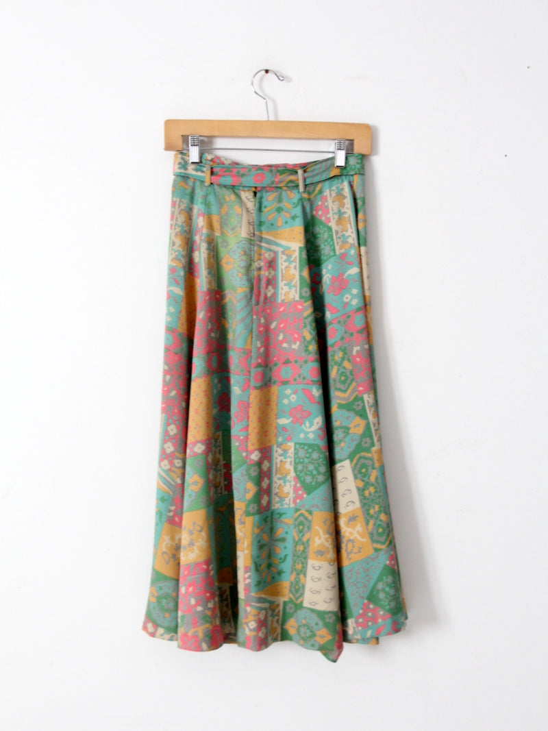 vintage 70s print skirt – 86 Vintage