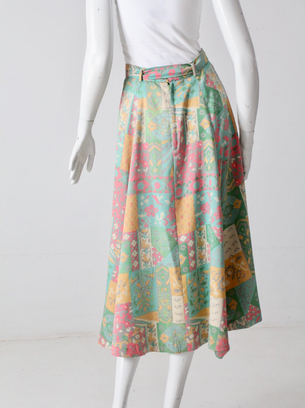 vintage 70s print skirt – 86 Vintage