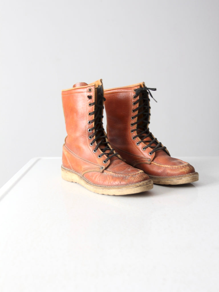 womens lace up work boots