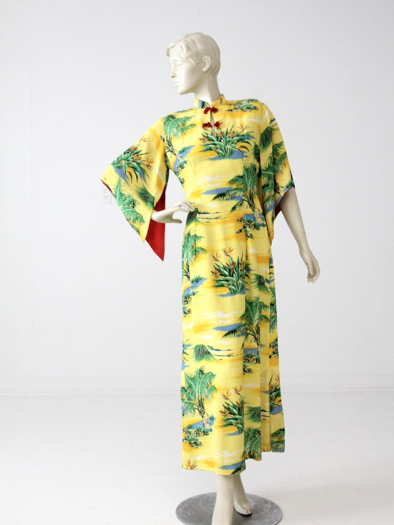 1950s hawaiian dress
