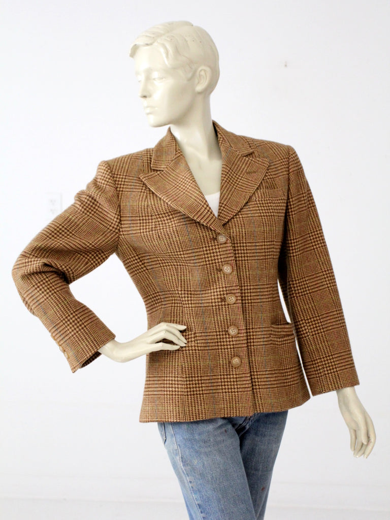 ralph lauren tweed blazer