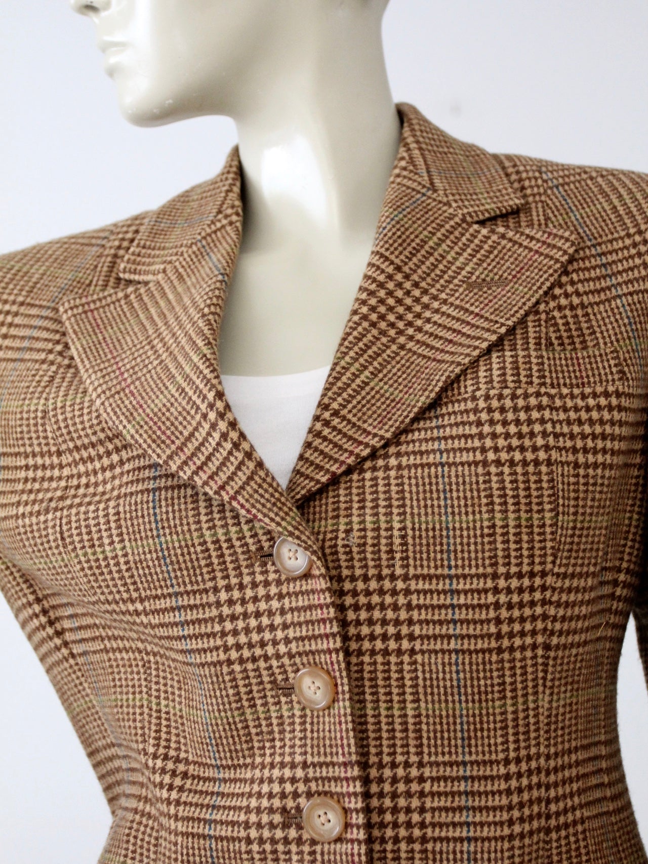 vintage 80s Ralph Lauren tweed blazer – 86 Vintage