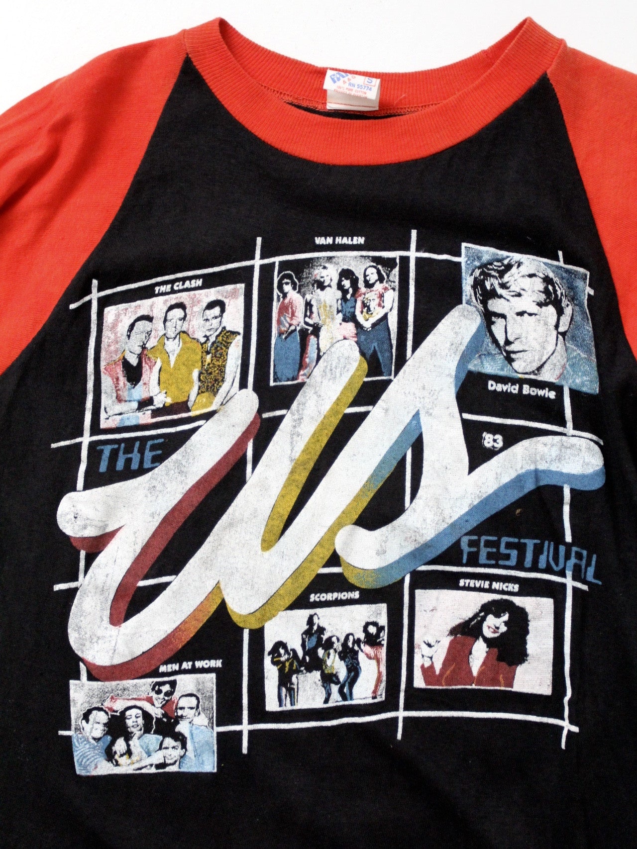 vintage 1983 US Festival t-shirt