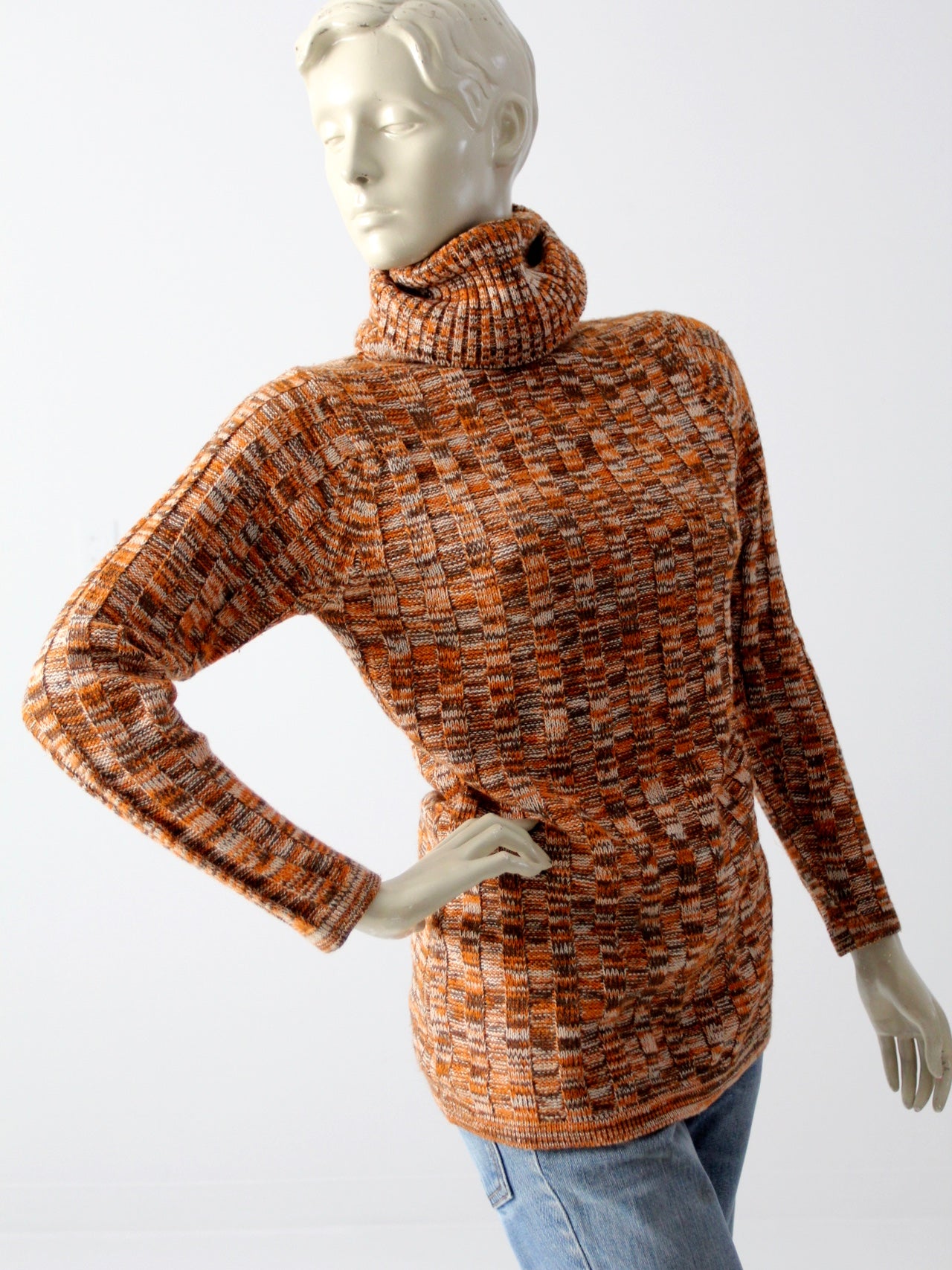 vintage 70s turtleneck sweater - 86 Vintage - 70s Sweater