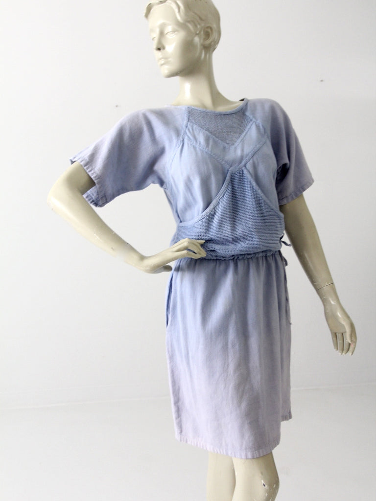 vintage 80s cotton mesh dress – 86 Vintage