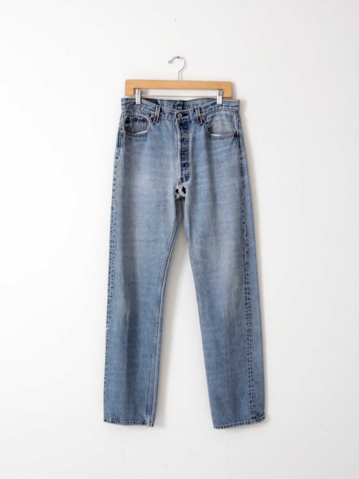 30 Waist Vintage 90s Levi's 501 Jeans Unisex Distressed Denim Straight Leg  High Waist Boyfriend Jeans -  New Zealand