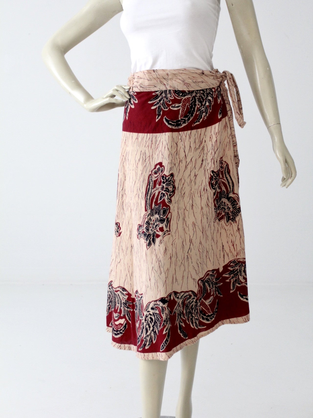 vintage 70s India cotton wrap skirt – 86 Vintage