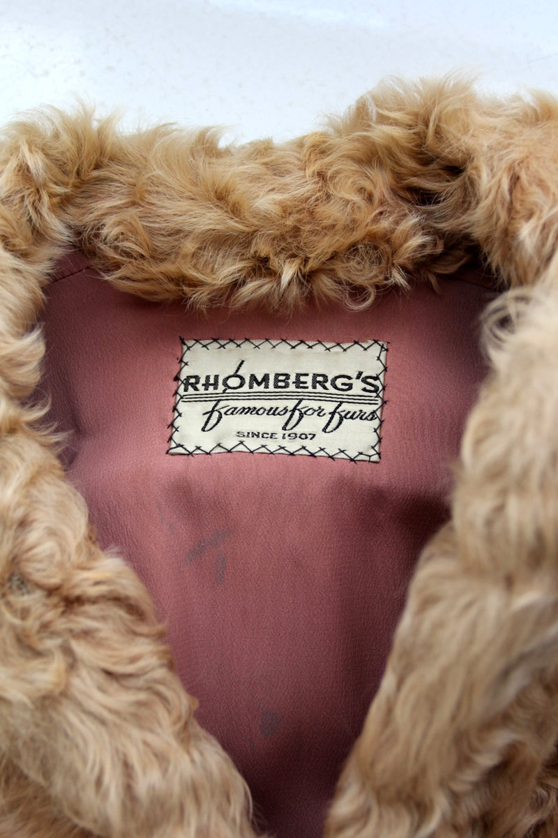 curly lamb fur
