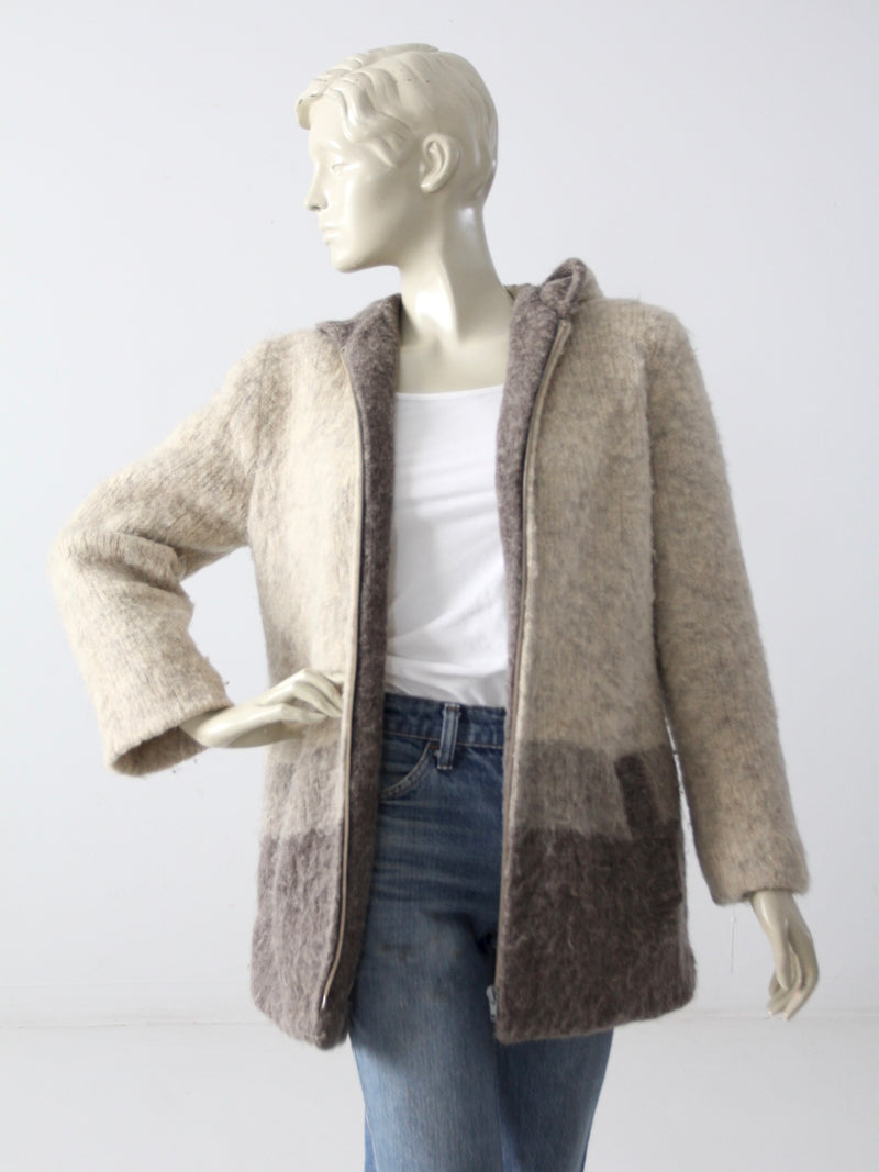 vintage hooded sweater coat – 86 Vintage