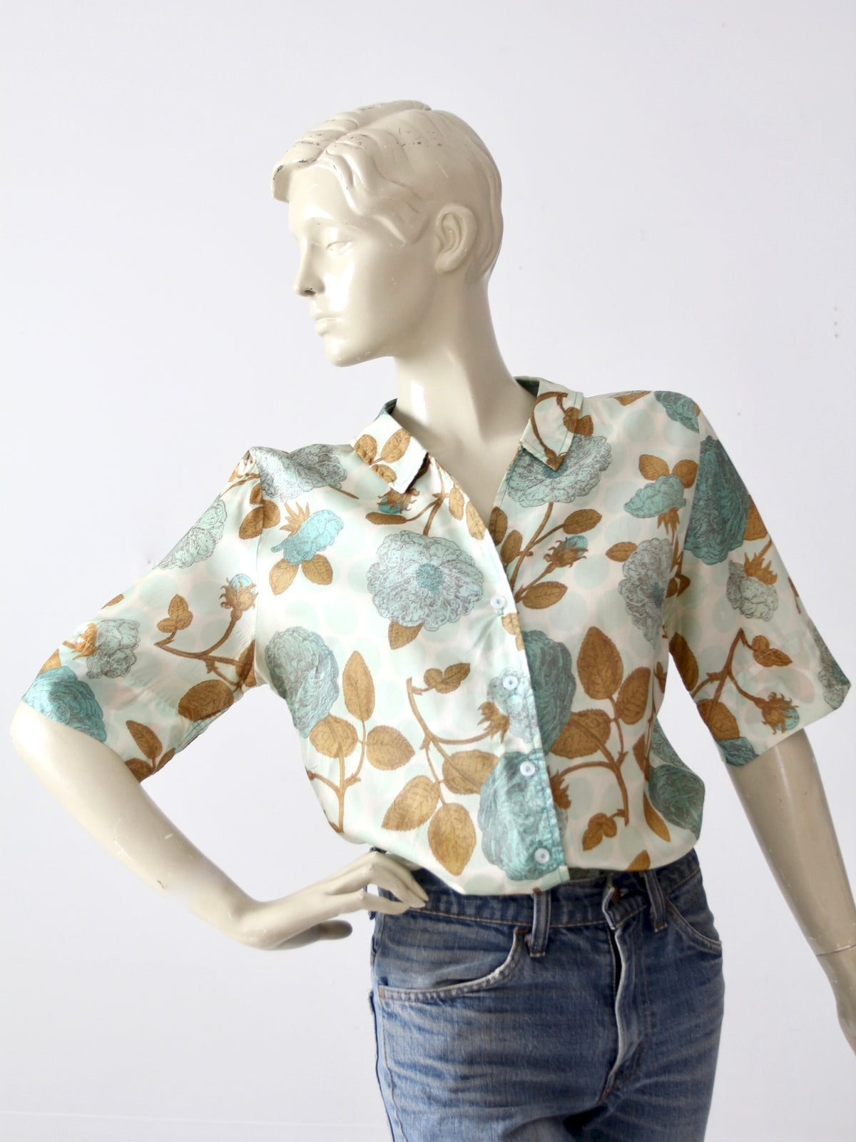 Jean Paul Gaultier silk blouse – 86 Vintage