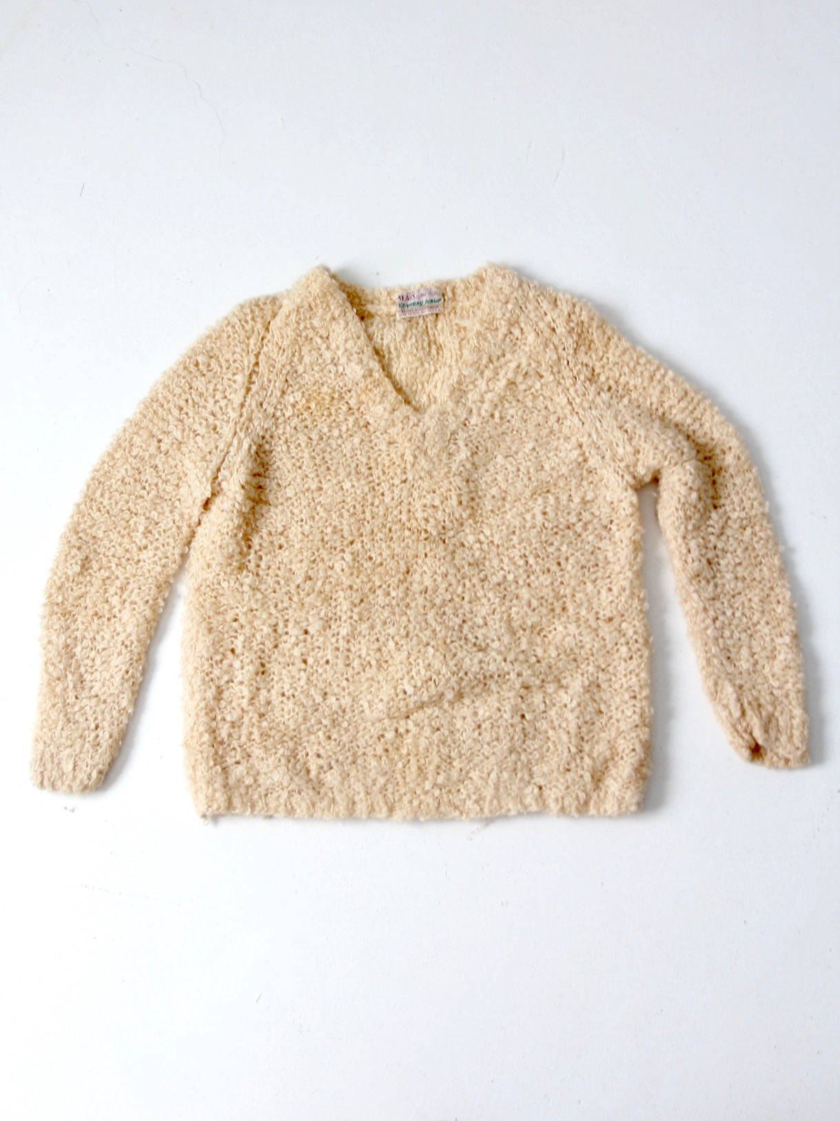 vintage 60s Sears mohair sweater